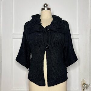Zone Bleue black cardigan